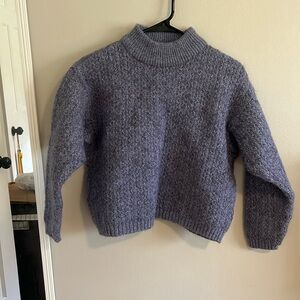Wool cropped sweater